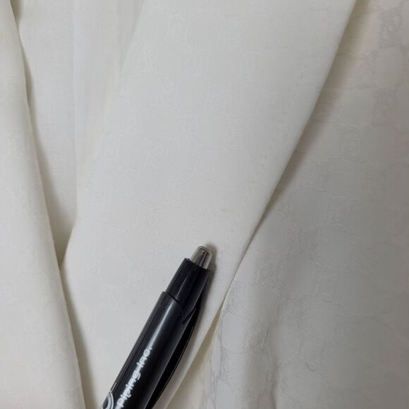 Giorgio Armani Black Label White Cotton Blazer Suit Jacket Lined Designer EU 48 - Picture 13 of 16